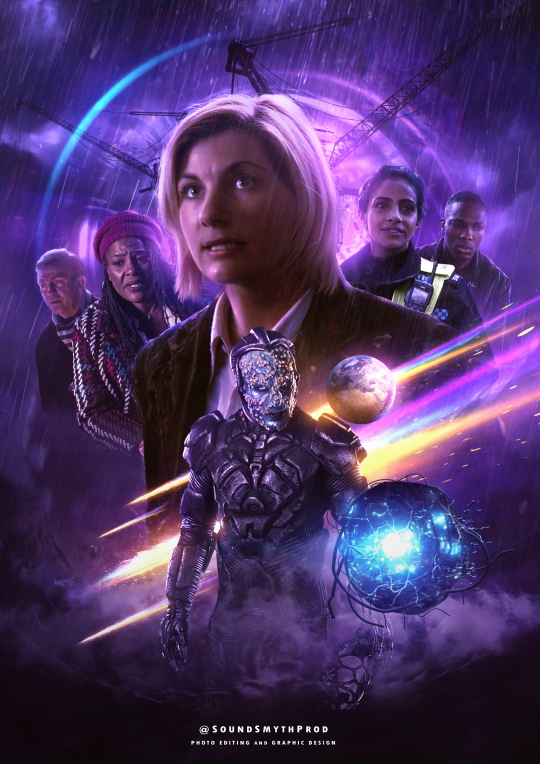 soundsmythart:A few pieces I’ve put together in Photoshop for the first 5 episodes of Doctor Who Series 11! (a very strong run imo)