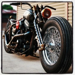 bobberinspiration:  Harley bobber 