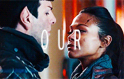 michonnes:   or we could be the worst of all: from the outside everyone must be wondering why we try. [spock/uhura: star trek reboot]  