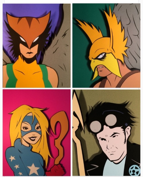 docgold13: The Justice Society of America cut-outs