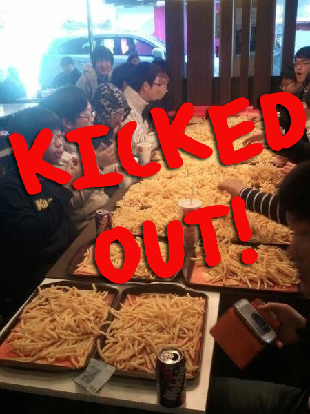 McDonald&rsquo;s Korea Kicks Out Kids For Ordering $250 Worth of French Fries Because ordering o