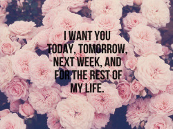 patzelicious:  I want you forever  ♥