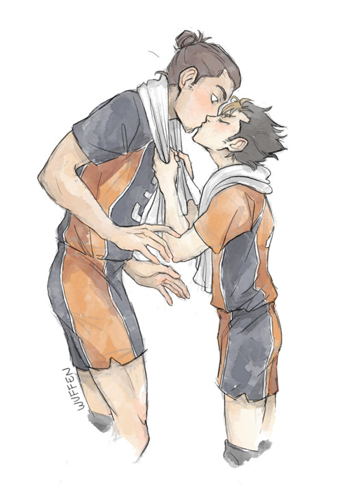 if you’re surprised this is my haikyuu ship of choice you haven’t been paying attention