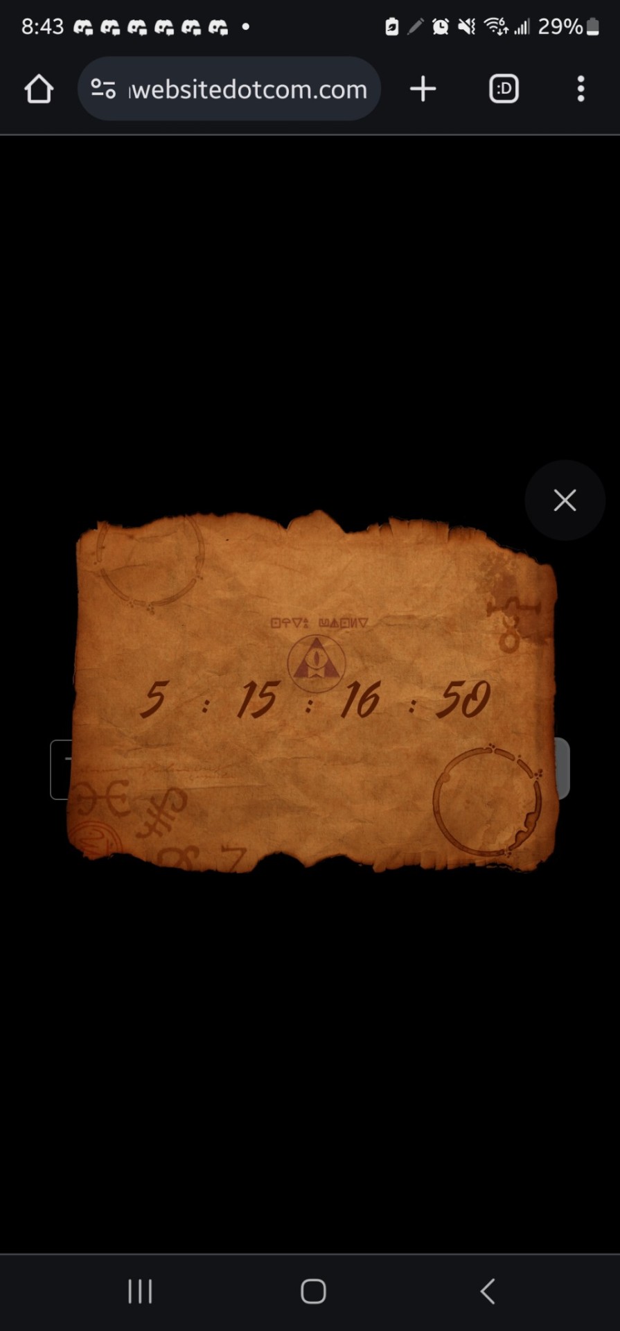 Noticed The Runes On The "thisisnotawebsite.com" Website Seem To Correlate To Journal #3 Pages. Maybe