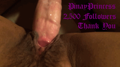 pinayprincessbeauty:This Thank You came in response to some asking to see my Honey all the way inside me… It was the best I could do and the likes have been incredible.