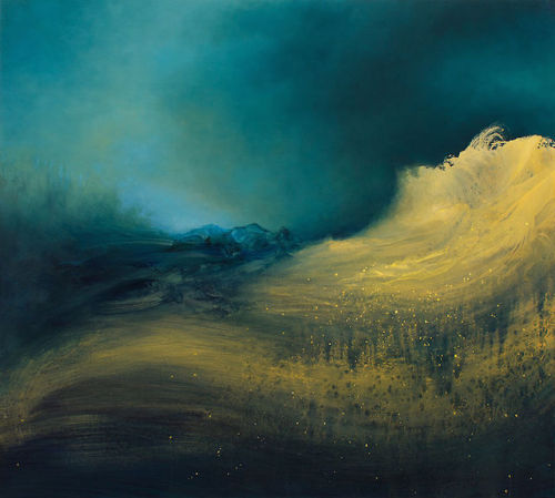 cross-connect: Artist Samantha Keely Smith paints breathtaking abstract landscapes that resemble the