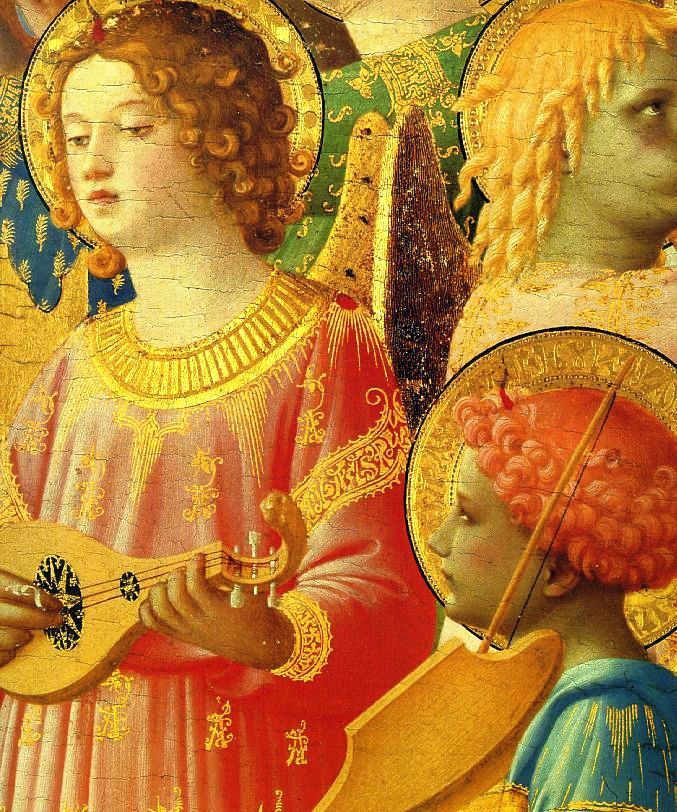 nataliakoptseva:  Fra Angelico Coronation of the Virgin  Detail