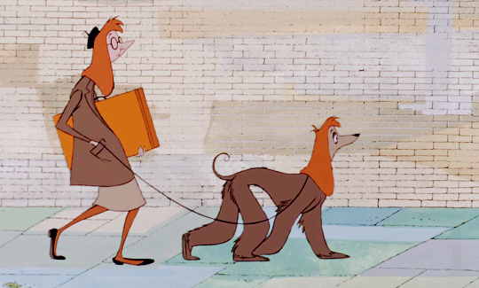 badcharacterdesign:  vintagegal:  101 Dalmatians (1961)  one of my favourite examples