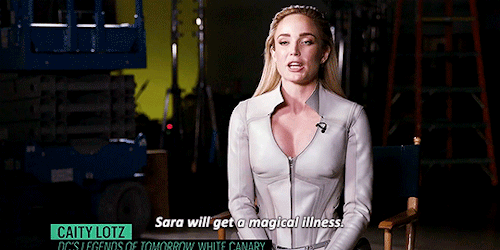 caitygifs:Caity Lotz teases what’s in store for Sara in season 5 of Legends of Tomorrow.