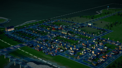 I tried screenshotting the progress of my first city in SimCity from the same angle. They&rsquo;