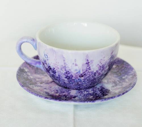 Hand Painted Cup //AKArtCrafts