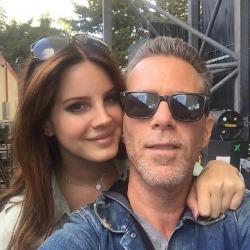 Lana Del Rey with Scott Lipps at Shoreline Amphitheatre in Mountain View, California on May 20th, 2015