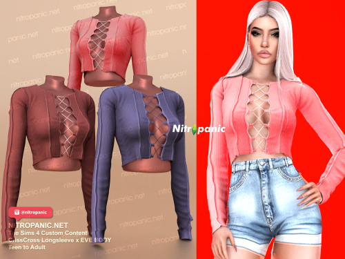 Tops[More Info] DL [Sdom]Sims Model by @kaymamimi (IG)