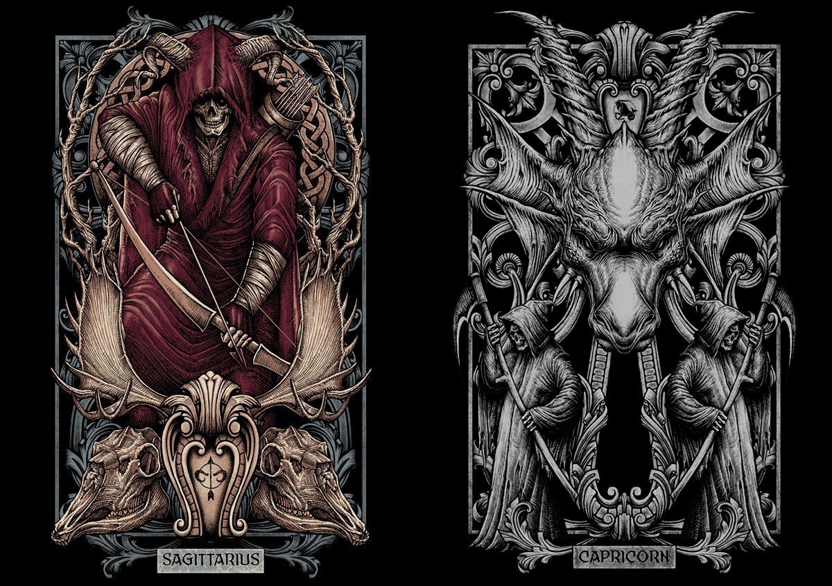 socialpsychopathblr:  The Signs of the Zodiac from “Namsing Thanarit”