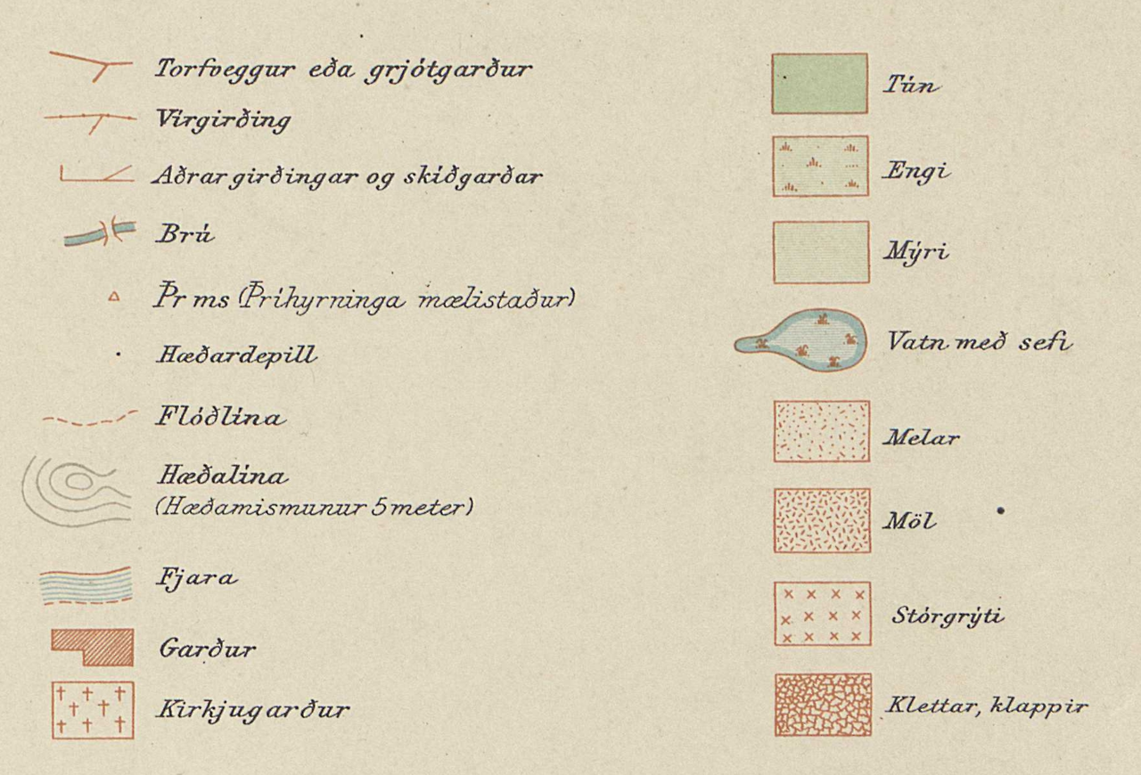 ragnarheidar:  Map of Reykjavik, Iceland from 1903 made by the Danish General Staff