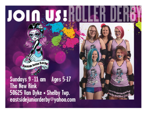 Did you know that the Eastside Derby Girls also have a junior team? Well, we do! It’s a fun activity