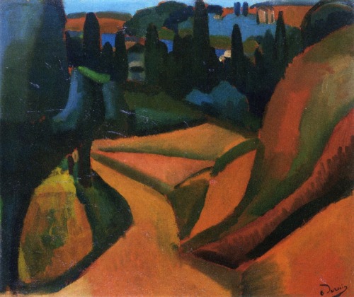 Landscape near Martigues, 1908, Andre DerainMedium: oil,canvas