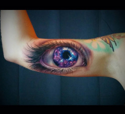 tattooideas123:  Galaxy Eyehttp://tattooideas247.com/cosmic-eye/