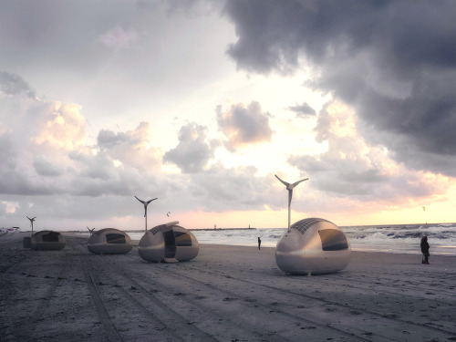 the-gasoline-station:  EcocapsuleDwelling With The Spirit Of FreedomEcocapsule is a portable house offering an unmatched dwelling experience. With its immense off-grid life span, worldwide portability and flexibility it is suitable for a wide range of