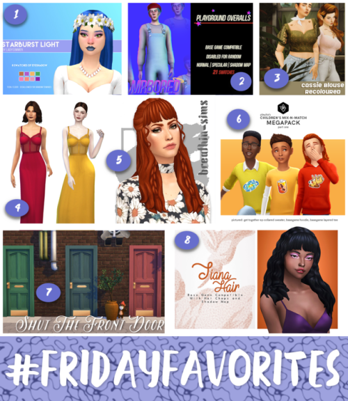 mmoutfitters: IN CASE YOU MISSED THESE GEMS…hello simmers!! it’s time for #FRIDAYFAVORI