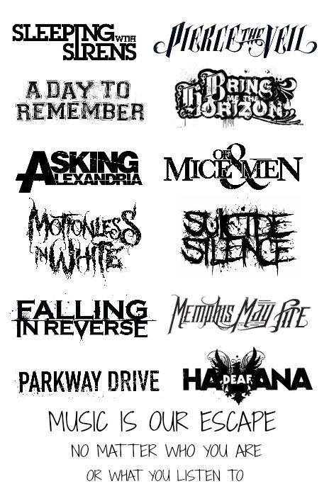 Doesn’t matter what genre of music you listen to. Music still means a lot to the most of us. And to me? These bands bring a lot of feelings.