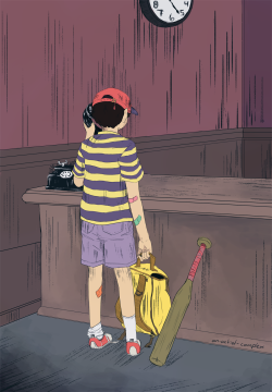 an-artist-complex:  “Hello, Ness? What’s