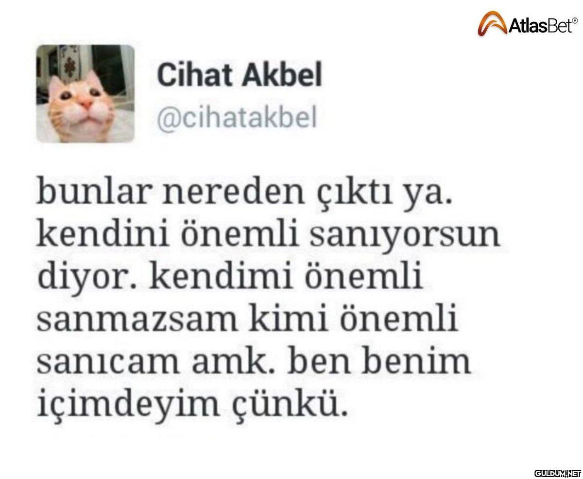 Cihat Akbel @cihatakbel...