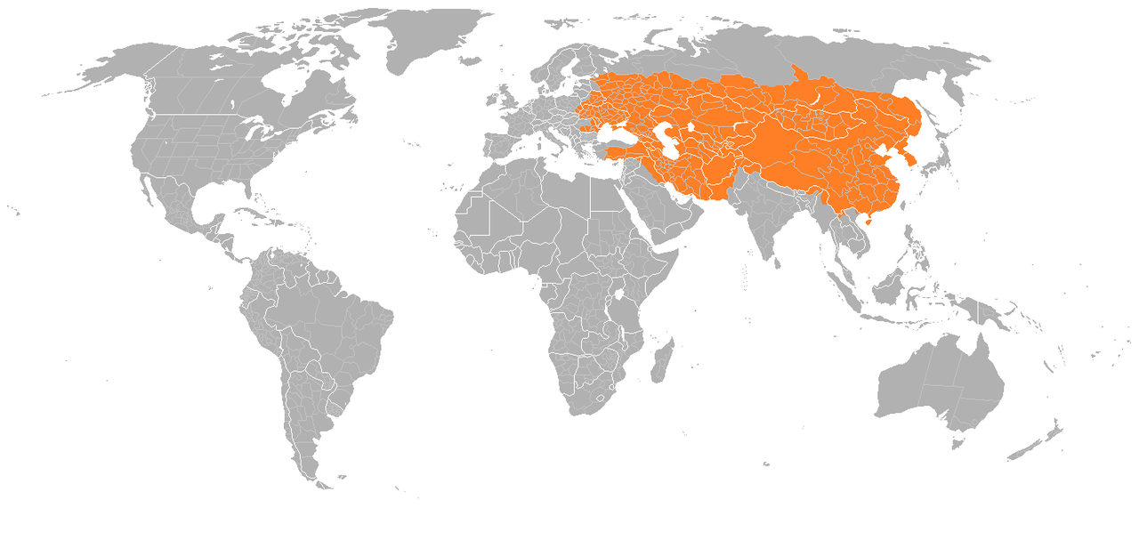 mongolian empire map