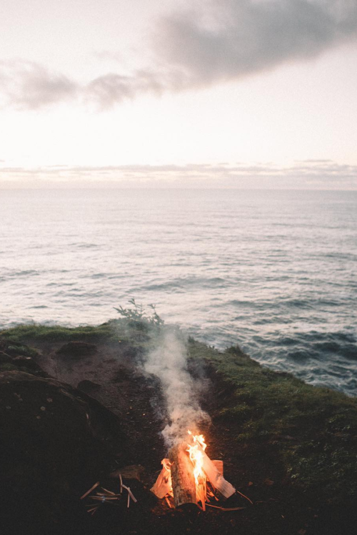 earth-dream: Camping On The Edge Of The World