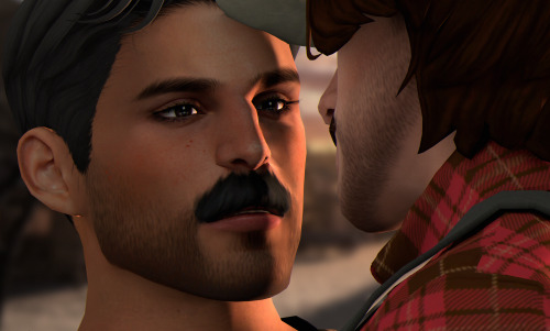 * Sunset - base game compatible male facial hair, 24  swatches, from YA to elder + Cas thumbnail Dow