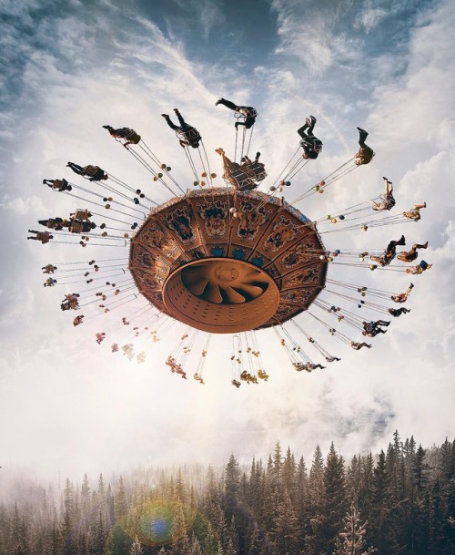 thedesigndome: Stunning Surreal Photography Collages by Hüseyin Şahin Rationality versus irrati