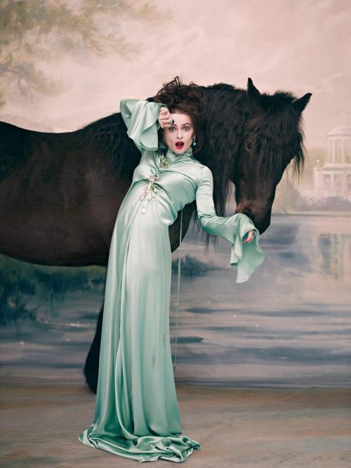 Helena Bonham Carter by Elena Rendina for The Sunday Times Style, May 2016