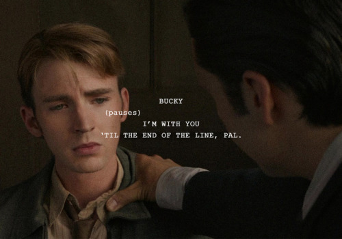 ohevoyev:steve &amp; bucky + all the ways you say you love him without saying ‘i love