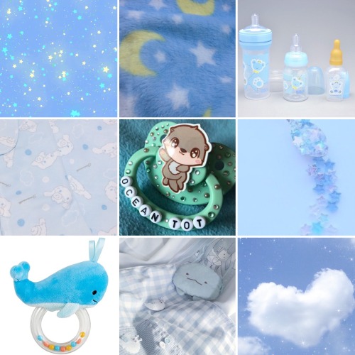 A blue themed agere board for @blue-buddies-offical