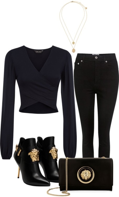 Untitled #5619 by nantommo featuring cropped jeans ❤ liked on Polyvore