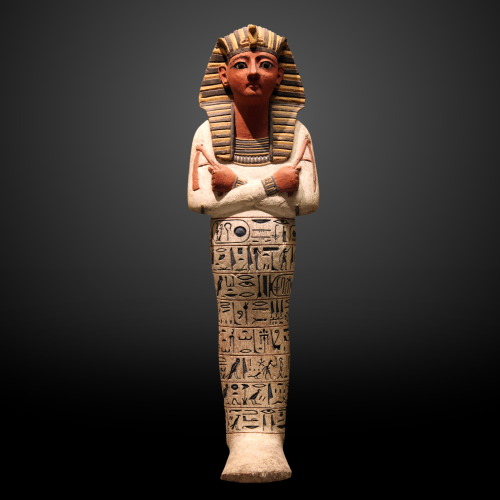 lionofchaeronea:Painted wooden ushabti of Ramesses IV.  Artist unknown; ca. 1143-1136 BCE.  Now in t