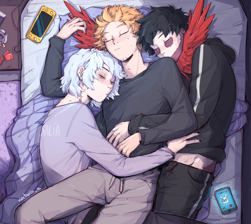 images Dabi Sleeping Fanart when he finally lets you meet his boss