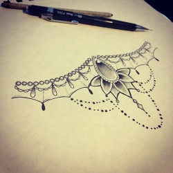 underboobgram:  Custom underboob design..