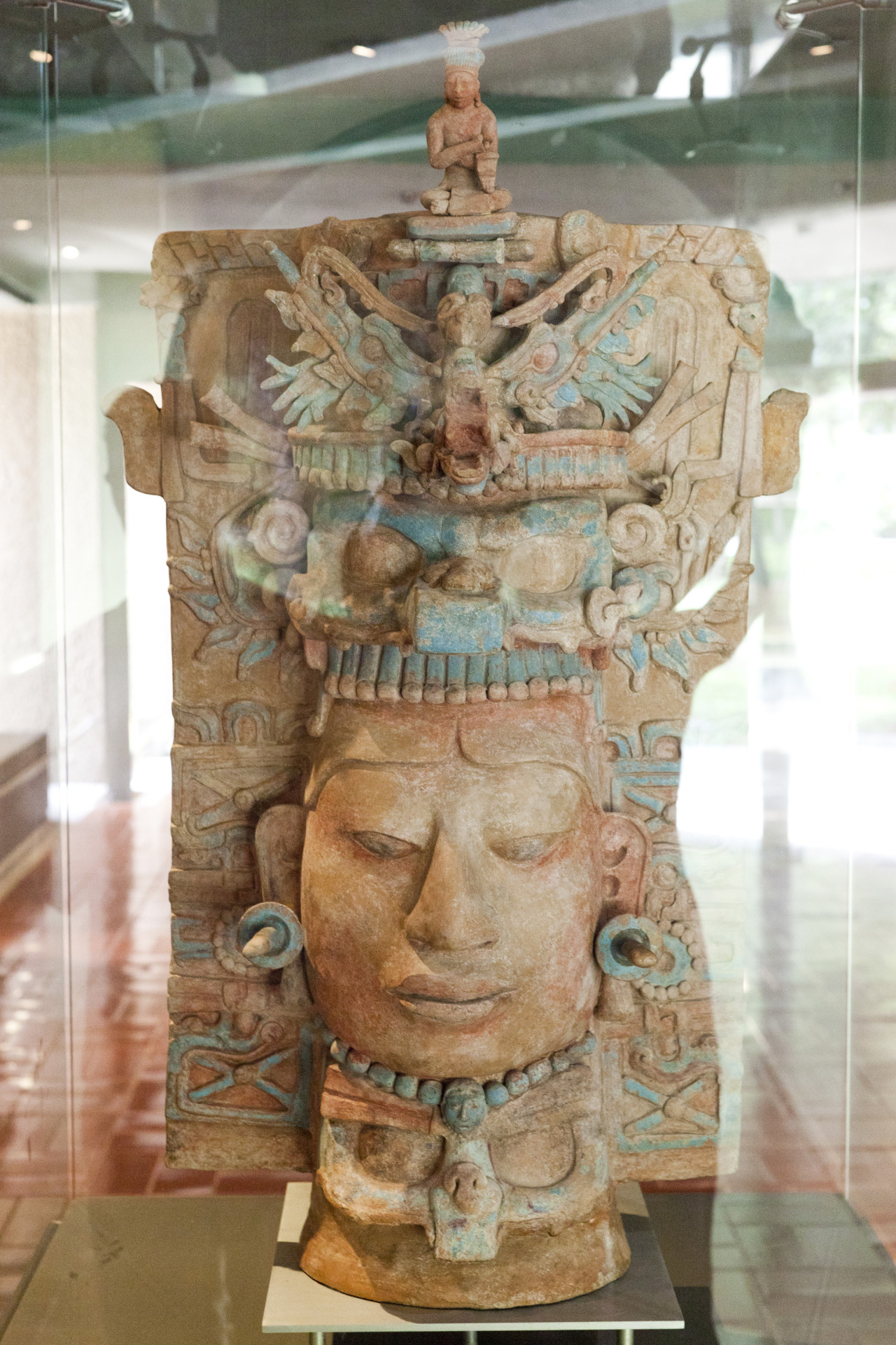 ancientart:  Maya Late Classic terracotta incense burner, AD 600-900. This artefact