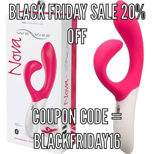 #couponcode good until Saturday the 26th. Get 20% off your purchases. Check back for the Cyber Monday deals! Visit our store online to redeem your discount (check my profile for the info). #sextoys #onlineshopping #blackfriday2016 #blackfridaydeals #black