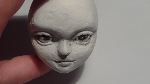 Veliona. Work in progress It has been a long dream of mine to sculpt a tiny-yosd sized doll. Veliona