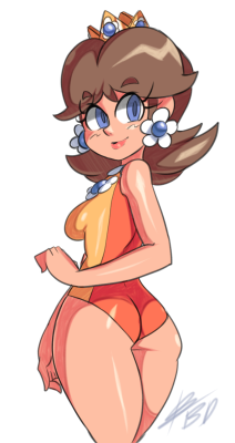 bigdeadalive:  Doodle of Daisy sporting a leotard.