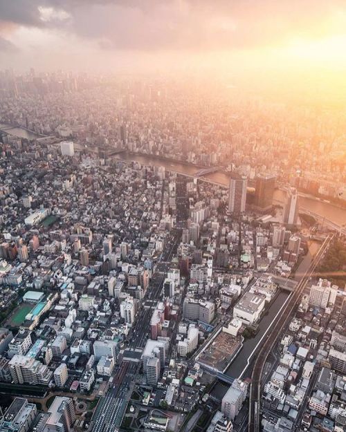 Tag someone you’d stand up here with! @garethpon captured this shot from the top of the Tokyo 