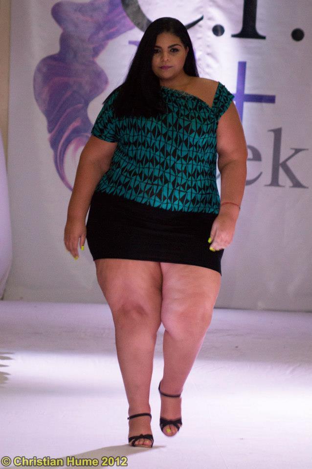 planetofthickbeautifulwomen:  Jennifer Barreto @The Caribbean Fashion Plus Week 2012(Trinidad