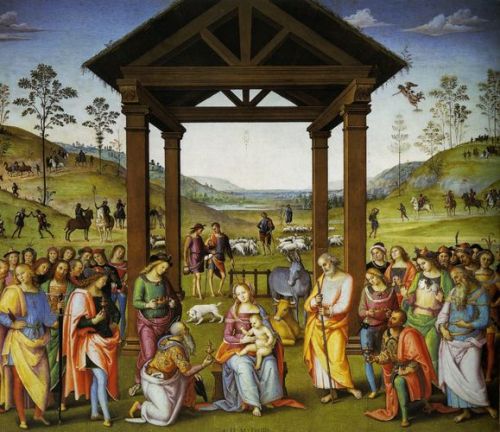pietro-perugino: The Adoration of the Magi, 1504, Pietro Perugino