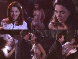 celebritybabes3:  Katie Holmes naked in “The