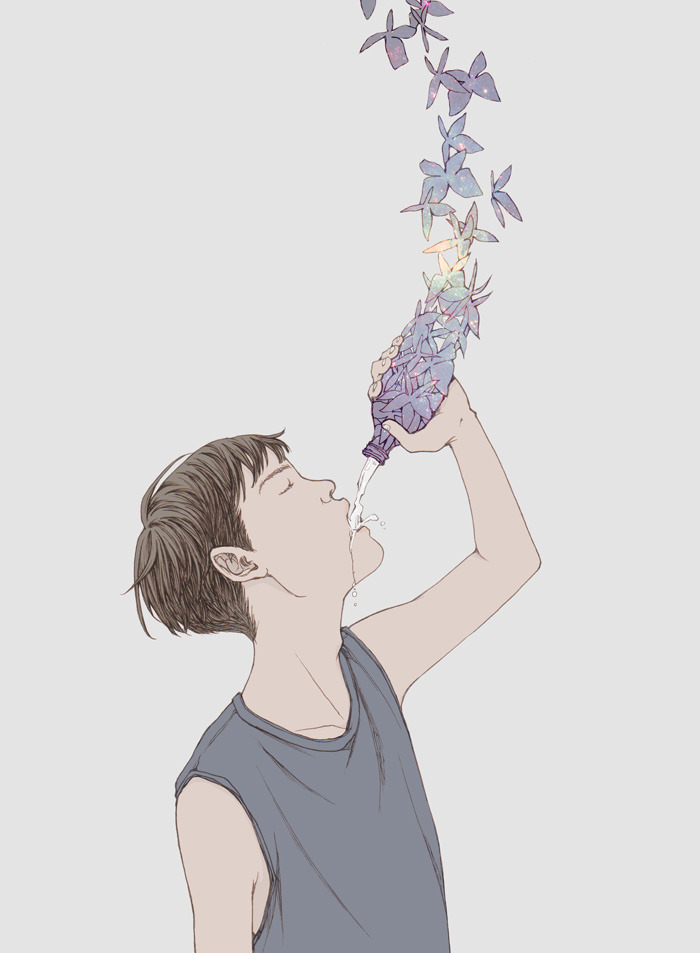 saltyrose:  how I got butterflies in my stomach 