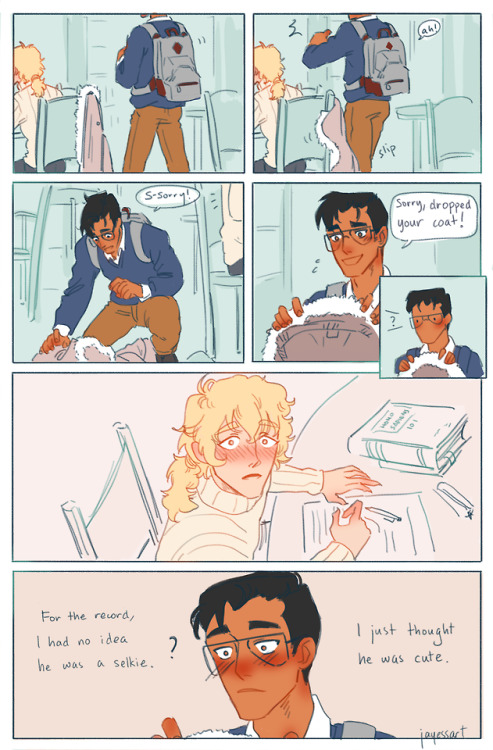 jayessart: Sorry, Dropped Your Coat! - Part ½ Short comic about a human and a selkie based on this p