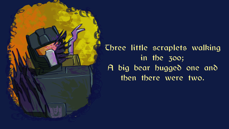 mz-15:  derpscream:  thepopetti:  Ten little scraplets. Poem is from Agatha Christies