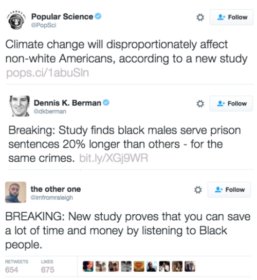 thisiseverydayracism:thechanelmuse:Oh, you know there’s more.WELP